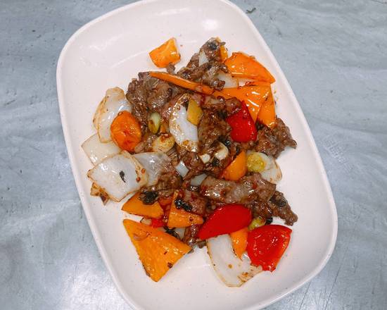 N4 Sliced Beef in Black Bean Sauce 豉椒炒牛肉